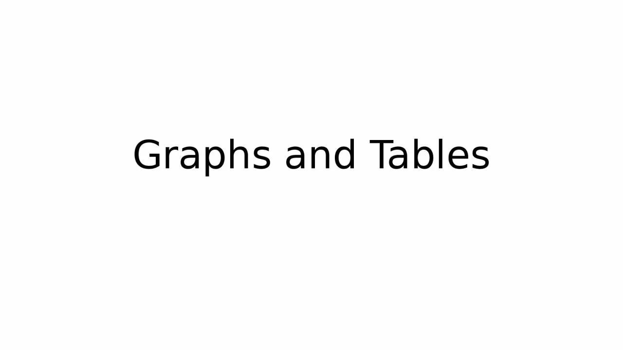 PPT-Graphs and Tables Table 1.