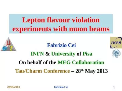 Lepton flavour violation experiments with