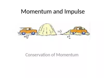 Momentum and Impulse Conservation of Momentum