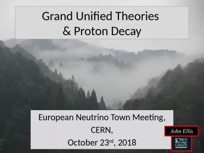 Grand Unified Theories  & Proton Decay