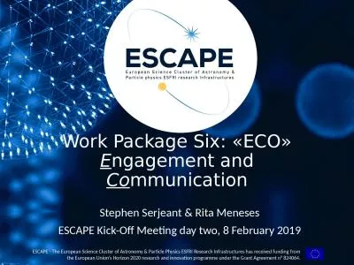 Work Package  Six : «ECO»