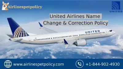 United Airlines Name Change And Correction Policy