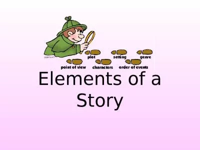 Elements of a Story Parts of a Book
