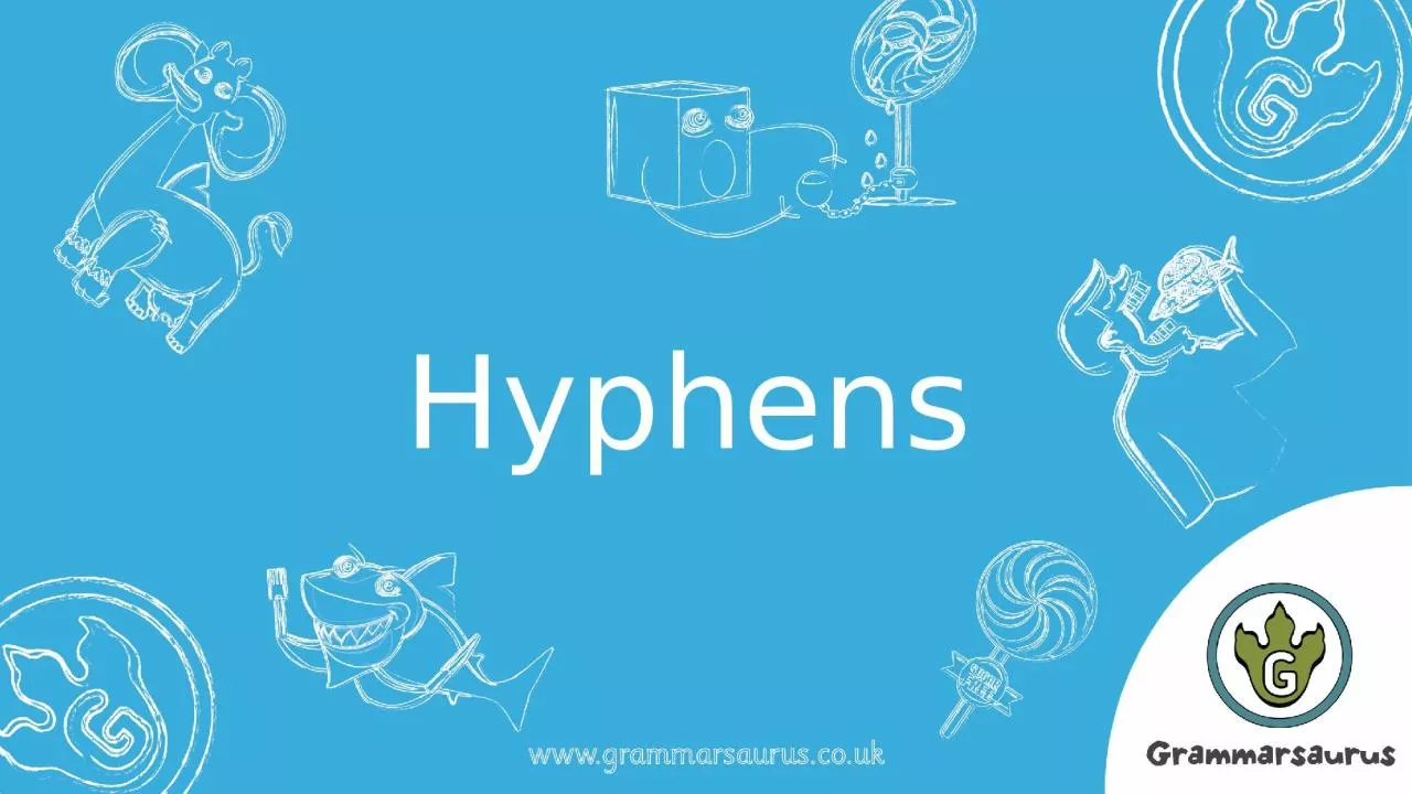 PPT-Hyphens Hyphens are used to join together words to create a longer word. They are most