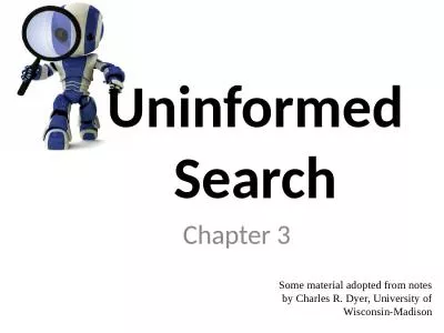 Uninformed Search Chapter 3