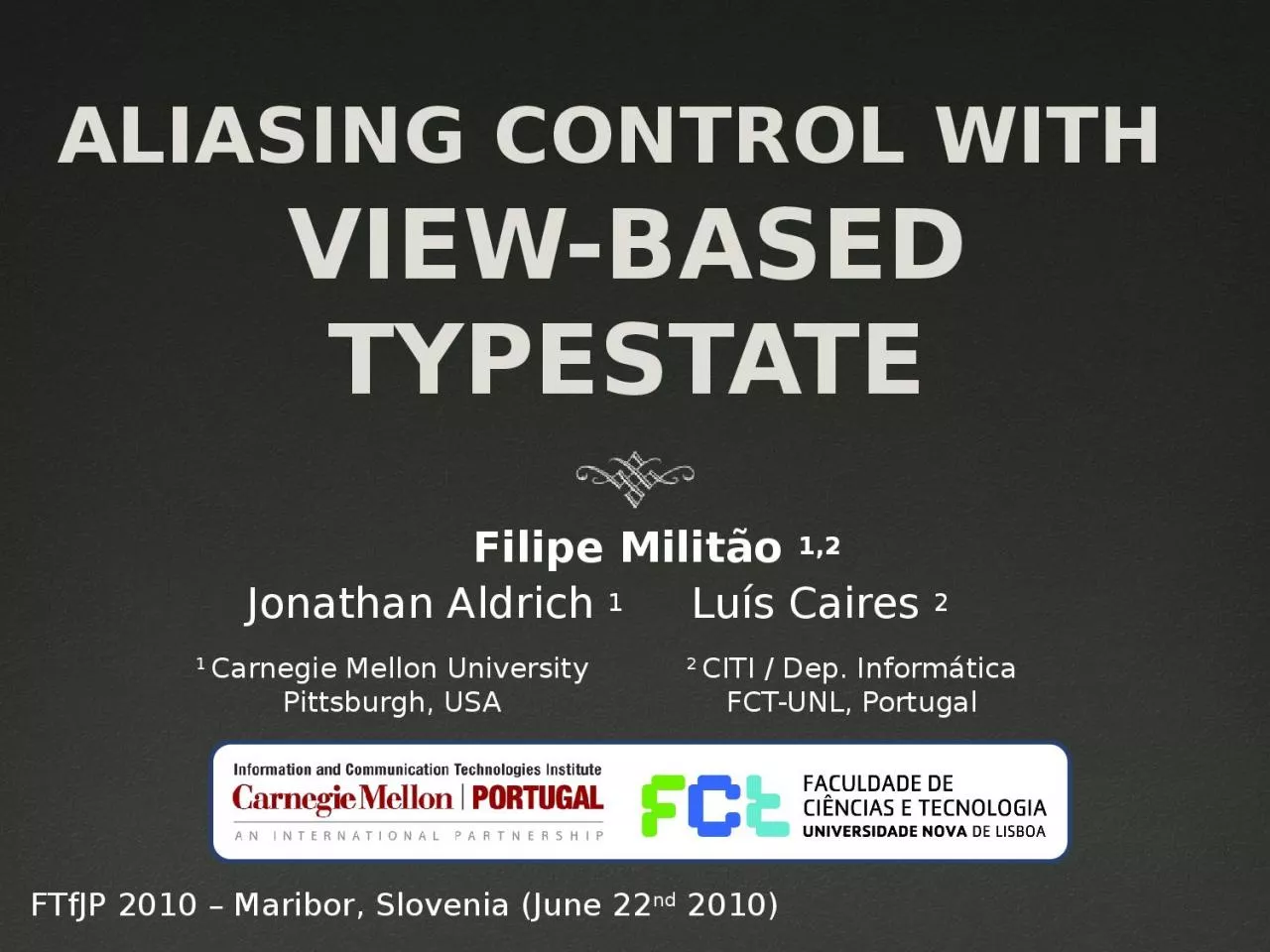 PPT-Aliasing Control With View-Based