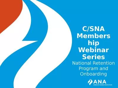 C/SNA Membership Webinar