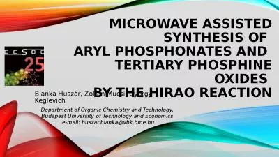 Microwave assisted synthesis of