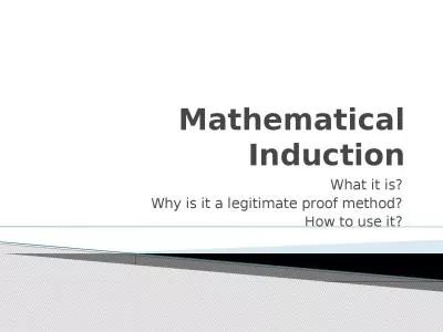 Mathematical Induction What it is?