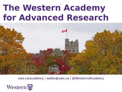 The Western Academy for Advanced Research