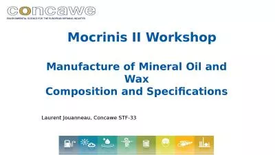 Mocrinis  II Workshop