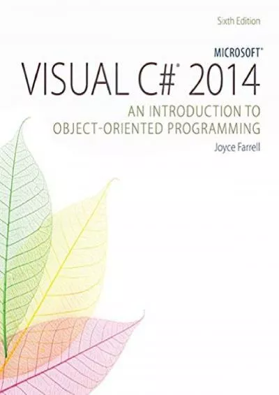 [eBOOK]-Microsoft Visual C 2015: An Introduction to Object-Oriented Programming