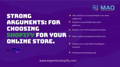 Arguments:For Choosing Shopify For Your Online Store