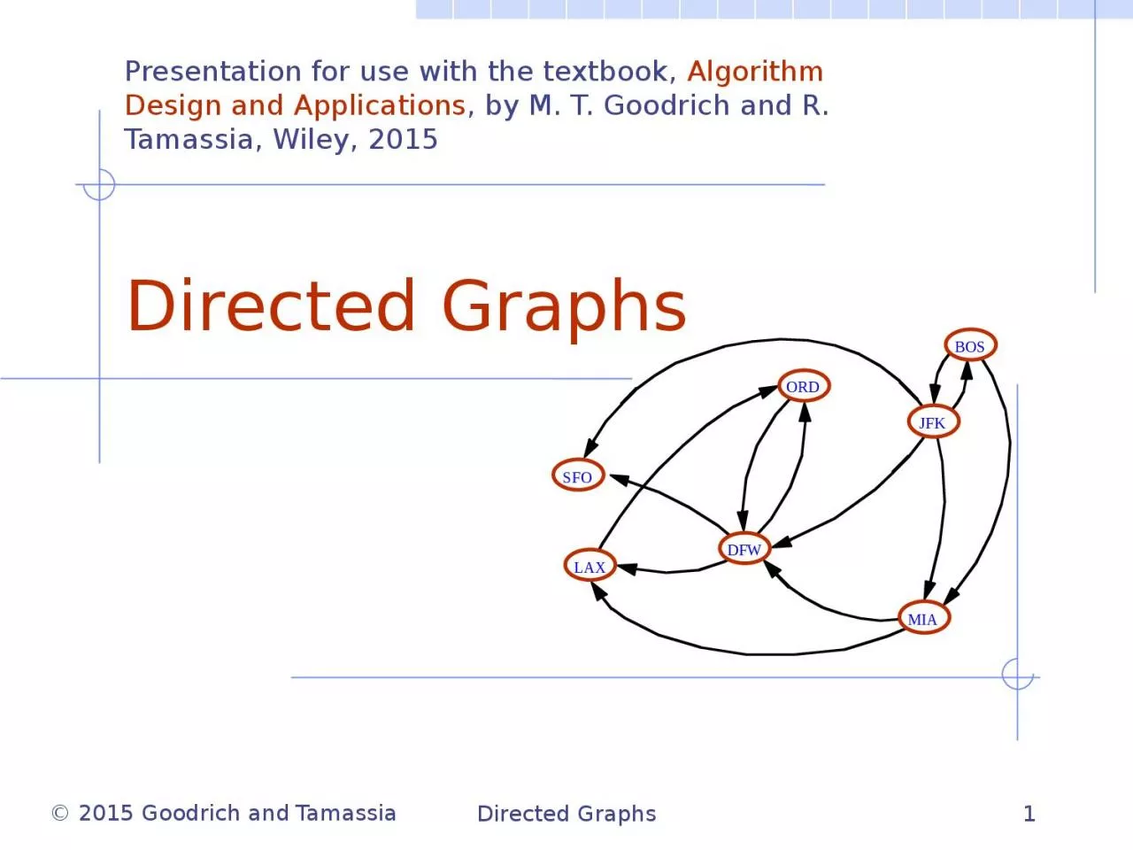 PPT-Directed Graphs 1 Directed Graphs