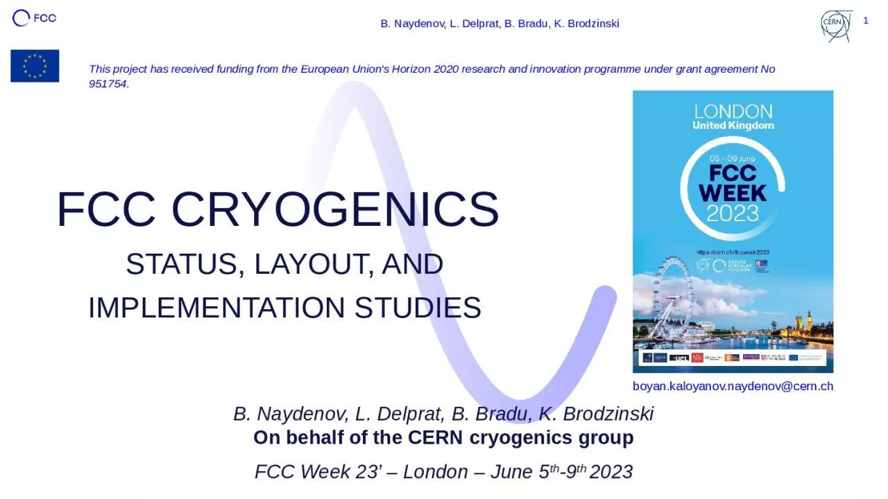 FCC cryogenics  status, layout, and implementation studies