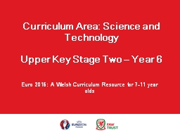 Curriculum Area: Science