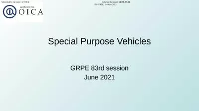 Special Purpose  Vehicles