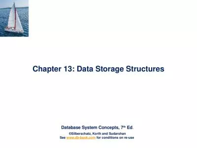 Chapter 13: Data Storage Structures