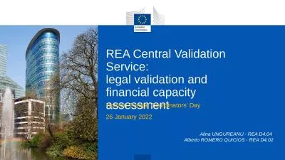 REA Central Validation Service: