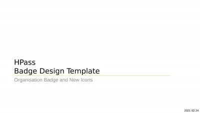 HPass Badge Design Template