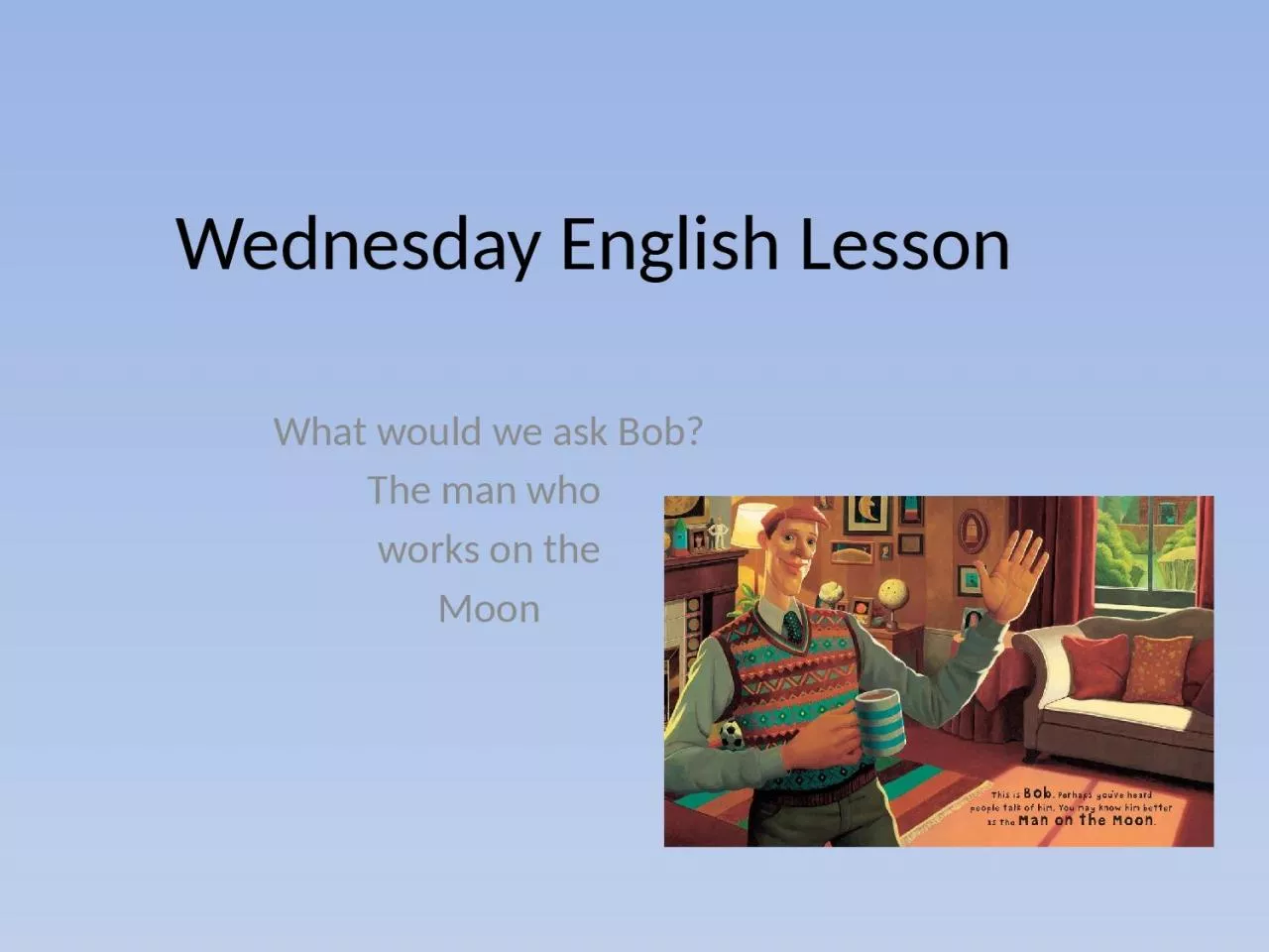 PPT-Wednesday English Lesson