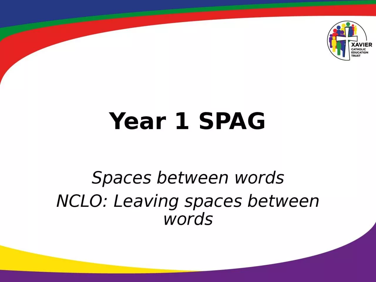 PPT-Year 1 SPAG Spaces between