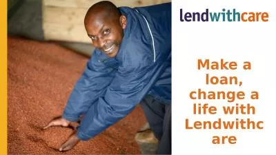 Make a loan, change a life with Lendwithcare