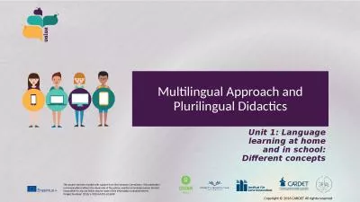Multilingual Approach and