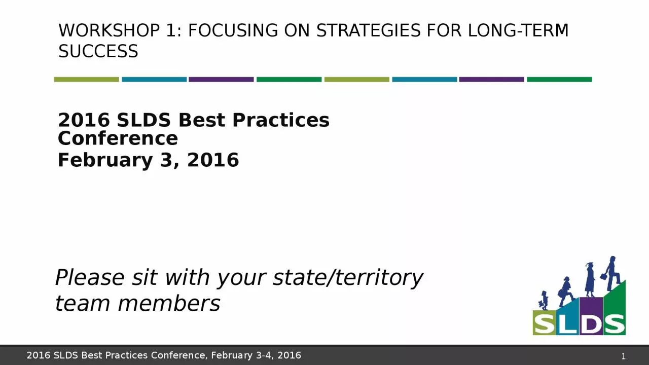 PPT-Workshop 1: Focusing on Strategies for Long-Term Success