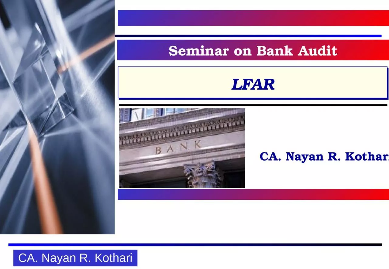 PPT-LFAR CA. Nayan R. Kothari