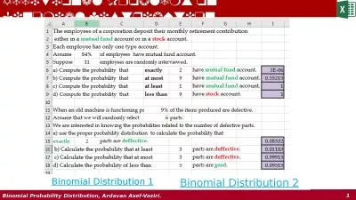 Additional Problems on Binomial Distribution