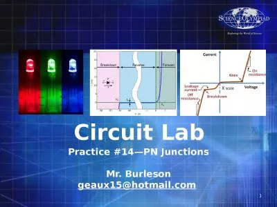 Circuit Lab Practice  #14—PN Junctions