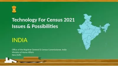 Technology For Census 2021