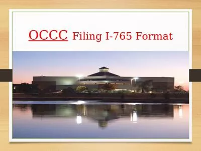 OCCC   Filing I-765 Format