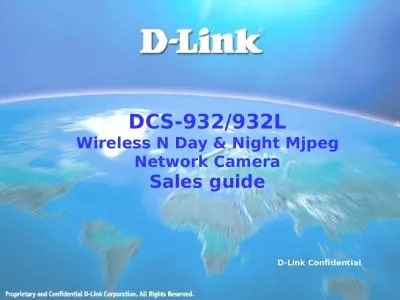 DCS-932/932L Wireless N Day & Night Mjpeg Network Camera