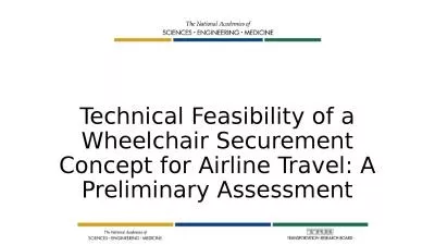Technical Feasibility of a Wheelchair Securement Concept for Airline Travel: A Preliminary