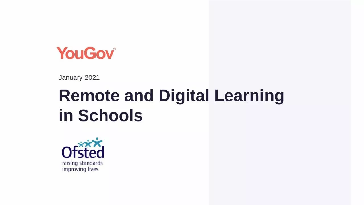 PPT-Remote and Digital Learning in Schools