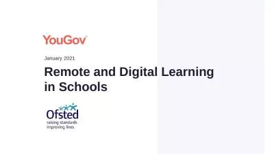 Remote and Digital Learning in Schools