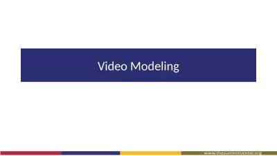 Video Modeling What Is Video Modeling?