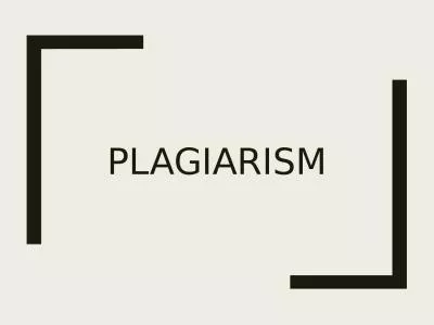 PLAGIARISM General  things