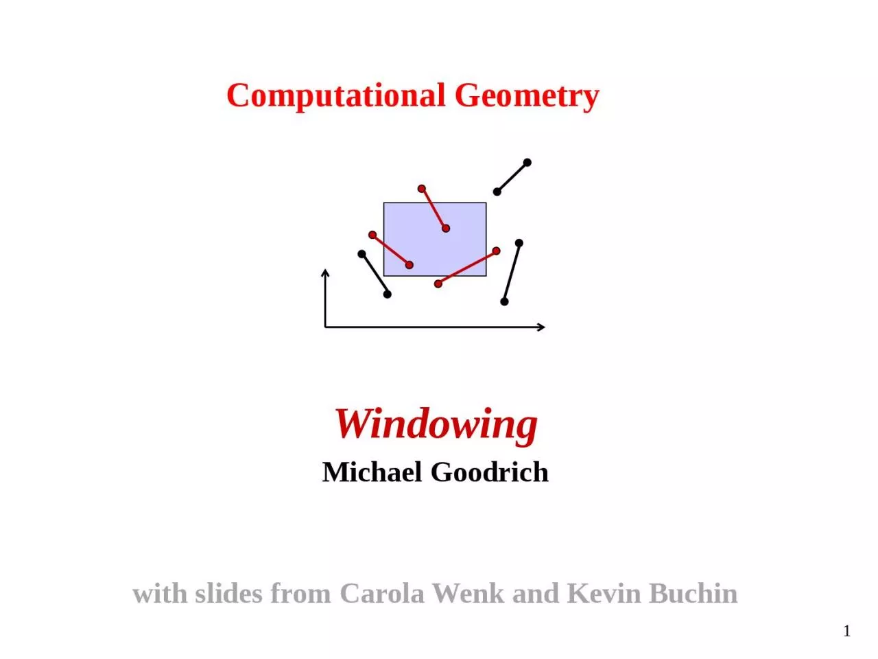 PPT-Computational Geometry Windowing