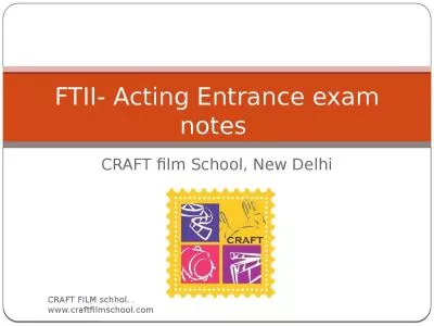CRAFT  film School , New Delhi