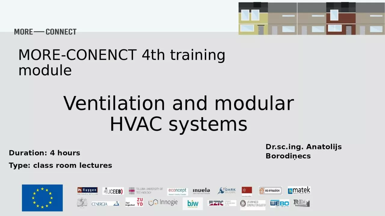 PPT-Ventilation and modular HVAC systems