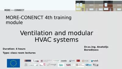 Ventilation and modular HVAC systems