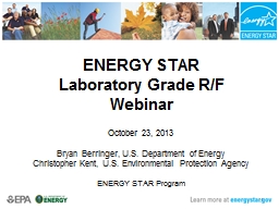 ENERGY STAR Laboratory Grade R/F