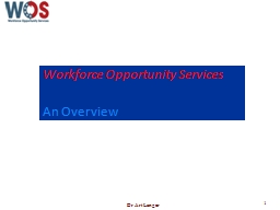 Workforce Opportunity  Services