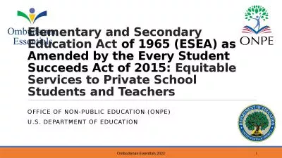 Elementary and Secondary Education Act