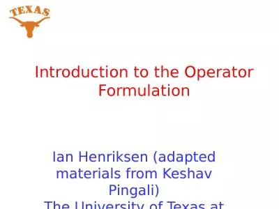 Ian  Henriksen  (adapted materials from