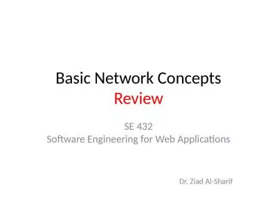 Basic Network Concepts Review