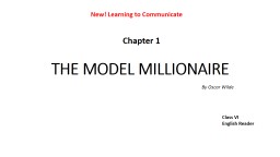 THE MODEL MILLIONAIRE Chapter 1